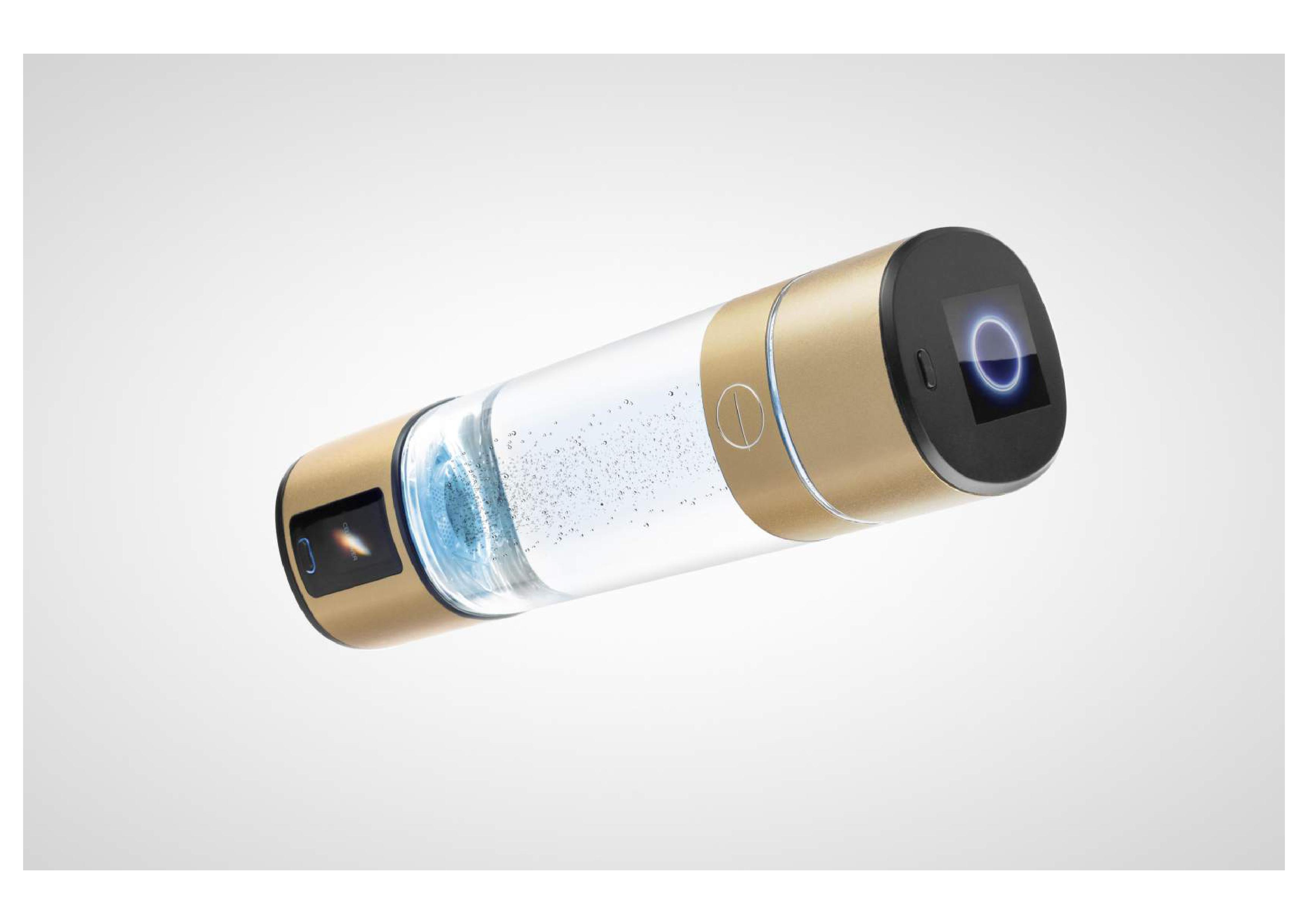 2 PACK CELLPOWER HYDROGEN WATER BOTTLE DESERT GOLD