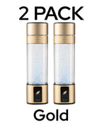 2 PACK CELLPOWER HYDROGEN WATER BOTTLE DESERT GOLD
