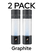 2 PACK CELLPOWER HYDROGEN WATER BOTTLE GRAPHITE SAND